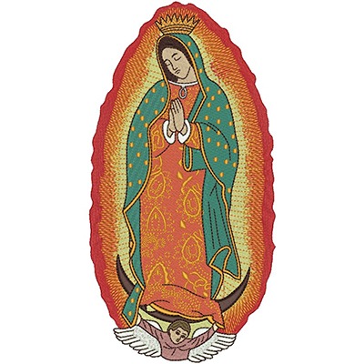 Matriz de matriz Matriz De Bordado Virgem De Guadalupe 24 Cm